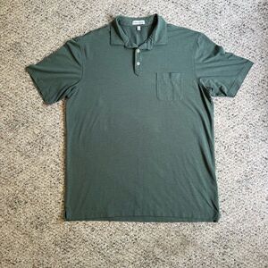 Peter Millar Forest Green Polo Shirt Men’s Large